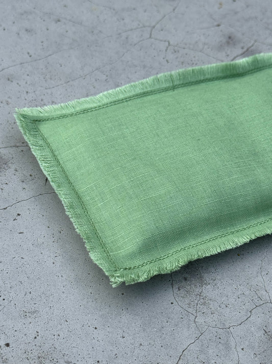 Aromatherapy Eye Pillow -Green frill