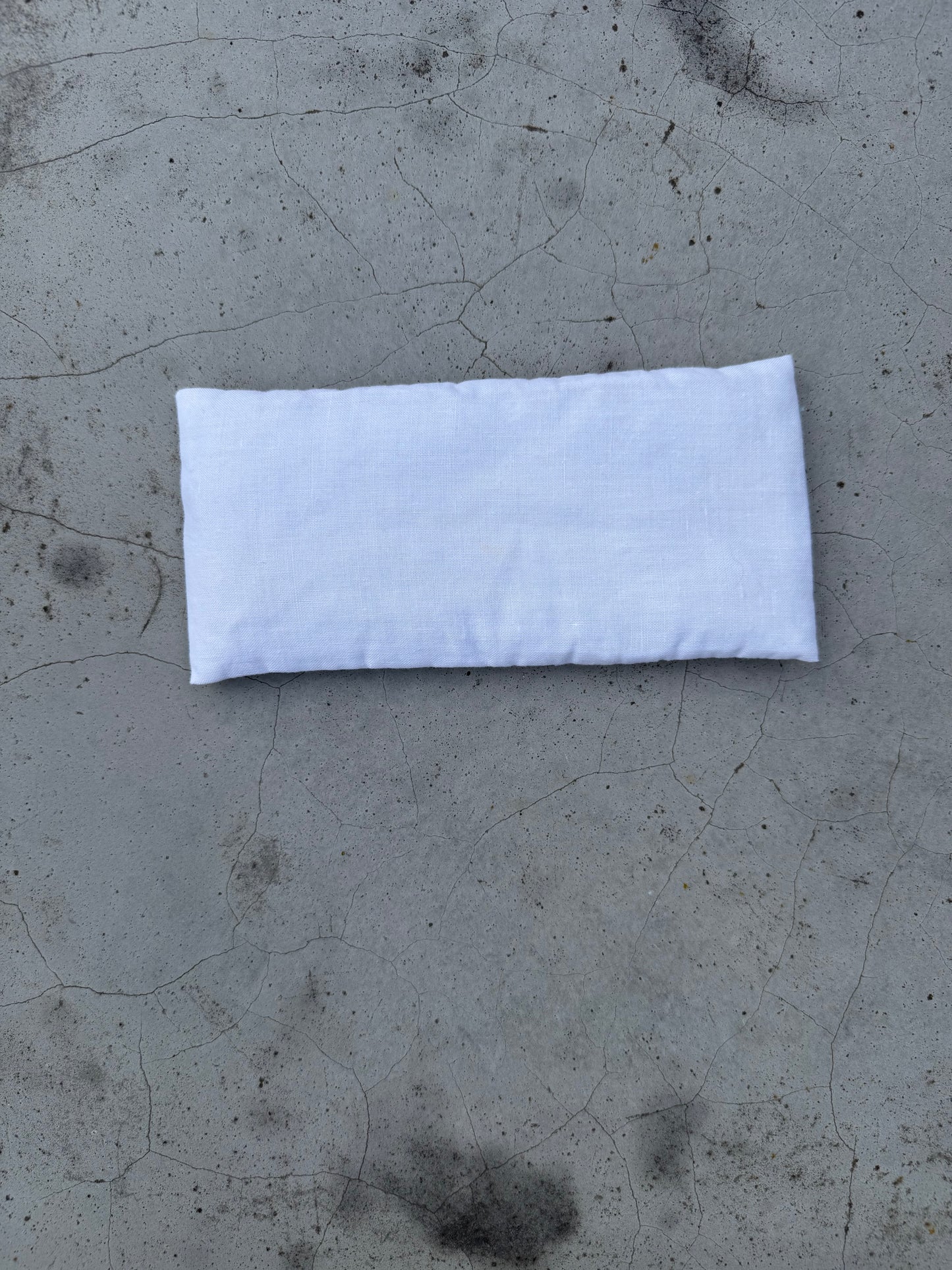 Aromatherapy Eye Pillow -White Cover only