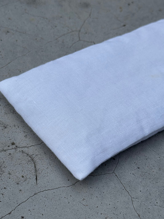 Aromatherapy Eye Pillow -White Cover only