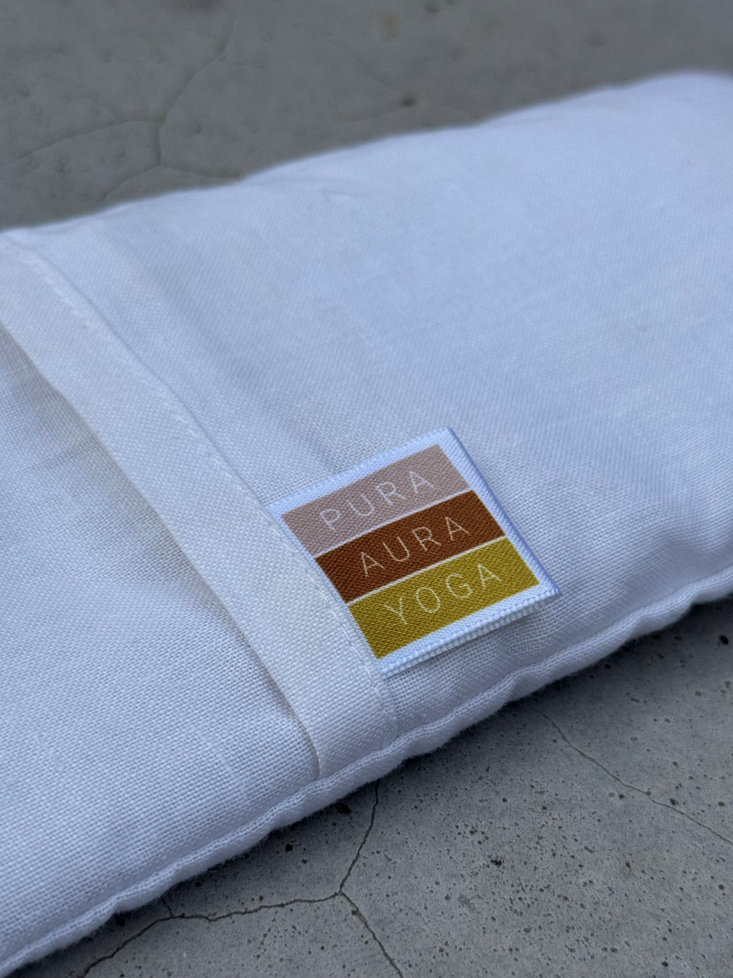 Aromatherapy Eye Pillow -White Cover only
