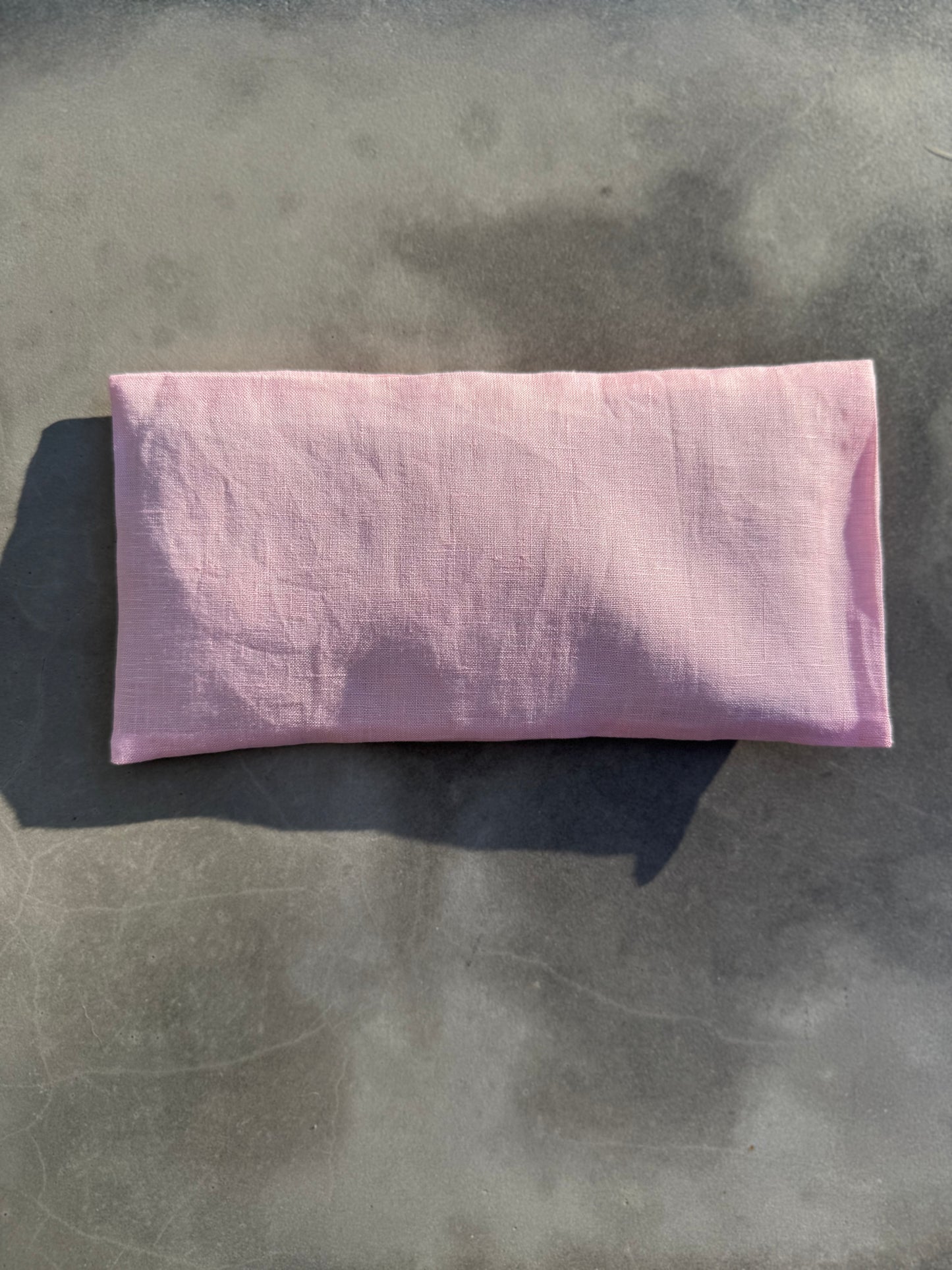 Aromatherapy Eye Pillow Baby Pink Linen
